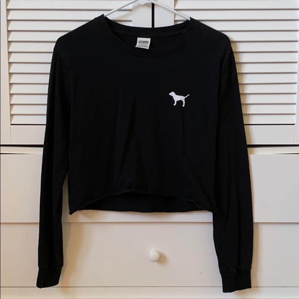 PINK Cropped Longsleeve